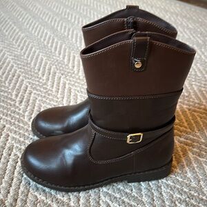 Good condition Gymboree Girls Tall Riding Boots - Brown size 13